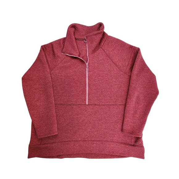 L.L. Bean Quilted Jacket | 1X Plus | Lightweight Maroon Layer - Picture 13 of 13